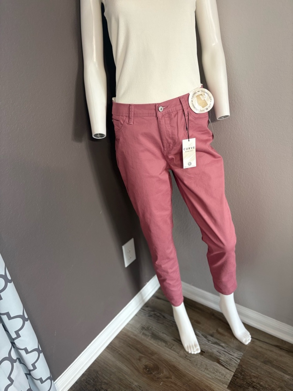 Women’s Curve Fit Jeggings in Dusty Rose
